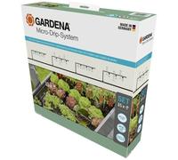 Gardena Micro-Drip-System - Kit d'irrigation pour plate-bande surélevée Micro-Drip-System, pour 35 plantes 13455-20