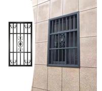 Garde Corps Fenetre Grille de Sécurité Florale Extérieure et Intérieure, Barre de Sécurité Antivol Polyvalente pour Fenêtres, Grille de Fenêtre Décorative Personnalisable(W130xH200cm/51x78in)