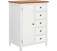 Garde-robe 76x52x105 cm Bois de chêne massif