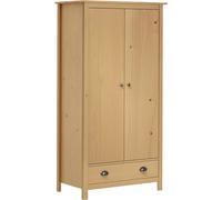Garde-robe à 2 portes Hill 89x50x170 cm Bois de pin solide