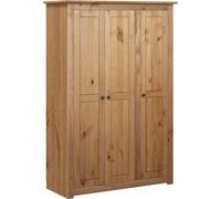 Garde-robe à 3 portes 118x50x171,5 cm Pin Assortiment Panama