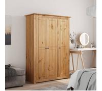 vidaXL Garde-robe 3 portes en pin 118x50x171,5 cm Assortiment Panama