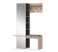 Garde-robe Adeline, 120x190cm, Chêne de force doré, Vicco 39698