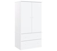 Garde-robe ALTA blanc 90x55x170 cm bois massif de pin
