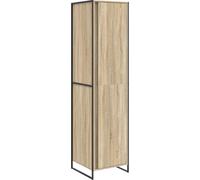 Garde-robe avec porte Sonoma 50 x 50 x 200 cm Bois d'ingénierie