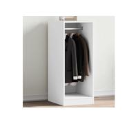 Garde robe blanc 48x41x102 cm bois d ingénierie