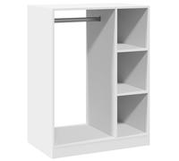 Garde-robe blanc 77x48x102 cm bois d'ingénierie