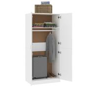 Garde-robe Blanc 80x52x180 cm Aggloméré Mothinessto LY11714