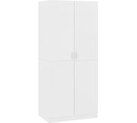 Garde-robe Blanc 80x52x180 cm Bois d’ingénierie