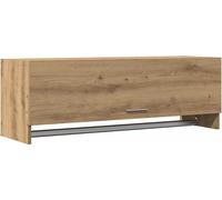 Garde-robe chêne artisanal 100x32,5x35 cm bois d'ingénierie