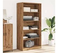 vidaXL Garde-robe chêne artisanal 100x50x200 cm bois d'ingénierie Marron