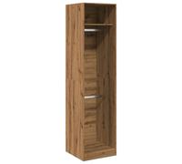 Garde-robe chêne artisanal 50x50x200 cm bois d'ingénierie
