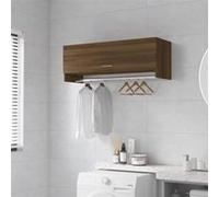 vidaXL Chêne marron 100x32,5x35