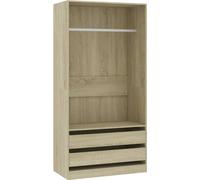 Garde-robe Chêne sonoma 100x50x200 cm Bois d'ingénierie