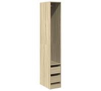 Garde-robe chêne sonoma 30x50x200 cm bois d'ingénierie