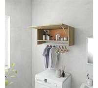 Garde robe chêne sonoma 70x32,5x35 cm bois d ingénierie Brun G