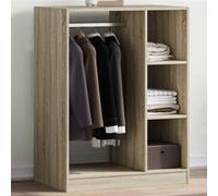 vidaXL Garde-robe chêne Sonoma 77x48x102 cm bois d'ingénierie Marron