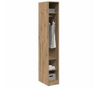Garde-robe contemporaine - VIDAXL - Chêne artisanal - Bois d'ingénierie - 30x50x200 cm - Grand espace de rangement