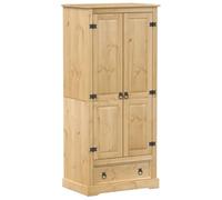Garde robe Corona 76x50x170 cm bois de pin massif