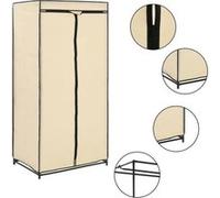 Garde robe Crème 75x50x160 cm Crème G