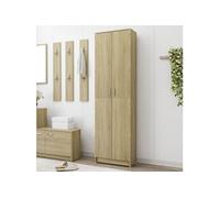Garde robe de couloir Chêne sonoma 55x25x189 cm Bois ingénierie