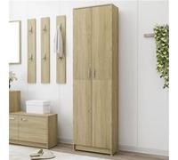 Garde robe de couloir Chêne sonoma 55x25x189 cm Bois ingénierie chêne sonoma G