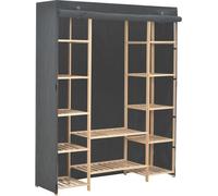 Garde-robe Gris 135 x 40 x 170 cm Tissu