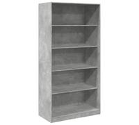 Garde robe Gris béton 100x50x200 cm Aggloméré