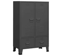 vidaXL Garde-robe industrielle Anthracite 67 x 35 x 107 cm Acier