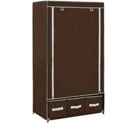 Garde robe Marron 87x49x159 cm Tissu Marron G