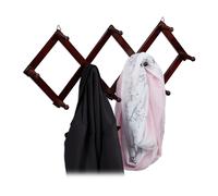 Relaxdays Garde robe mural en bois pliable