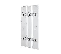 Garde-robe murale / vestiaire murale en MDF laqué blanc antique - Longueur 40 x Hauteur 100 x Profondeur 9 cm --