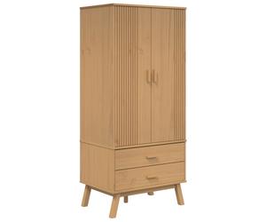 Garde-robe OLDEN marron 76,5x53x172 cm bois massif de pin