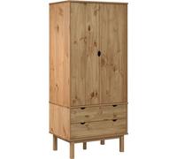 Garde-robe OTTA 76,5x53x172 cm Bois massif de pin