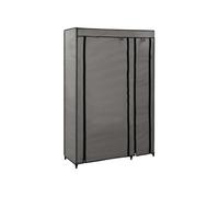 Garde robe pliable Gris 110x45x175 cm Tissu Gris G