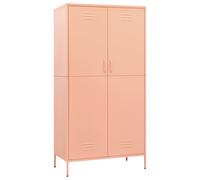 Garde-robe Rose 90x50x180 cm Acier