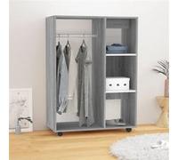 Garde robe Sonoma gris 80x40x110 cm Bois d ingénierie