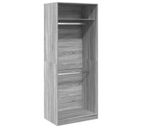 Garde-robe sonoma gris 80x50x200 cm bois d'ingénierie