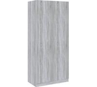 Garde-robe Sonoma gris 90x52x200 cm Bois d'ingénierie
