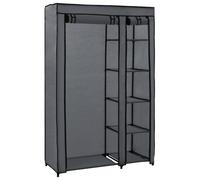 Garde-robe Tissu Marron Étagère Vêtement Armoire de Rangement Penderie vidaXL