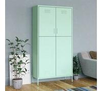 vidaXL Garde-robe Vert menthe