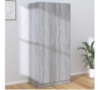 Garde-robe - vidaXL - Sonoma gris - Bois d'ingénierie - 80x52x180 cm