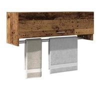Garde robe vieux bois 100x32,5x35 cm bois d ingénierie Marron G