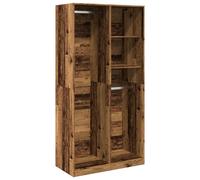 Garde-robe vieux bois 100x50x200 cm bois d'ingénierie