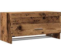 Garde-robe vieux bois 70x32,5x35 cm bois d'ingénierie