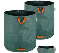 Gardebruk 2x Sacs de jardin 500L 50 kg sac de déchets ordures végétaux tissu renforcé pliable hydrofuges
