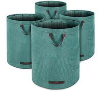 GARDEBRUK® 4x Sac de jardin 280 L par sac charge max. 50kg doubles coutures 3 poignées sac de déchets vert végétaux herbes feuilles ordures