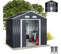 GARDEBRUK Abri de Jardin métal XL Anthracite