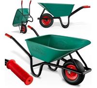 GARDEBRUK® Brouette 100L max. 250kg brouette jardin brouette de chantier jardinage chariot de transport roue gonflable