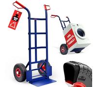 GARDEBRUK Diable Pliable 200 kg | chariot de transport, diable déménagement, charge lourde, jusqu'à 200 kg, tube en acier, diable pliant, manutention, pelle